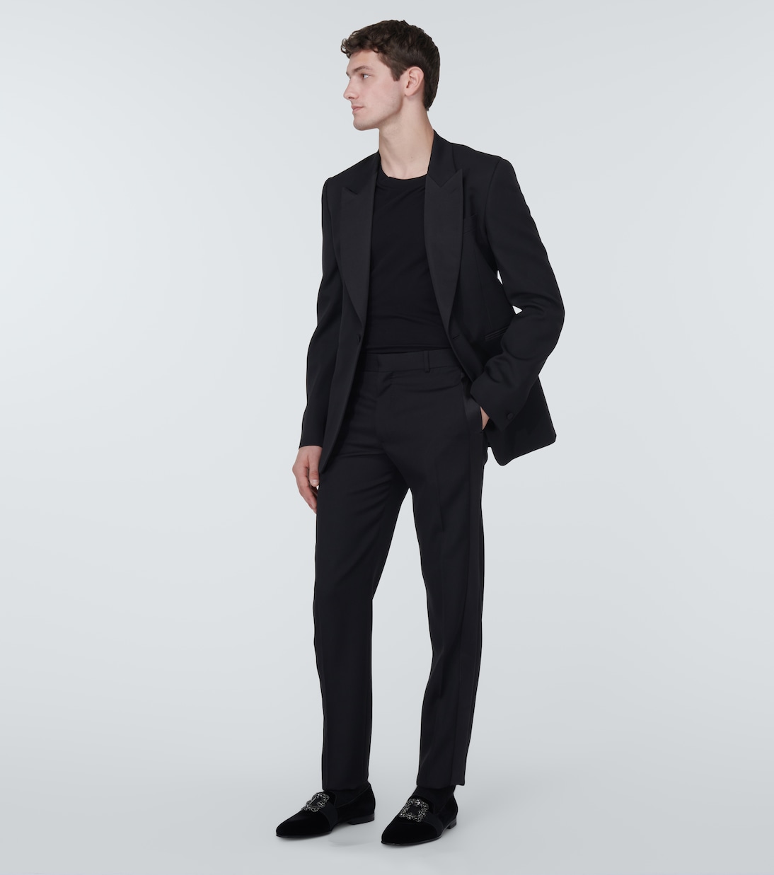 Carlton embellished velvet loafers | Manolo Blahnik