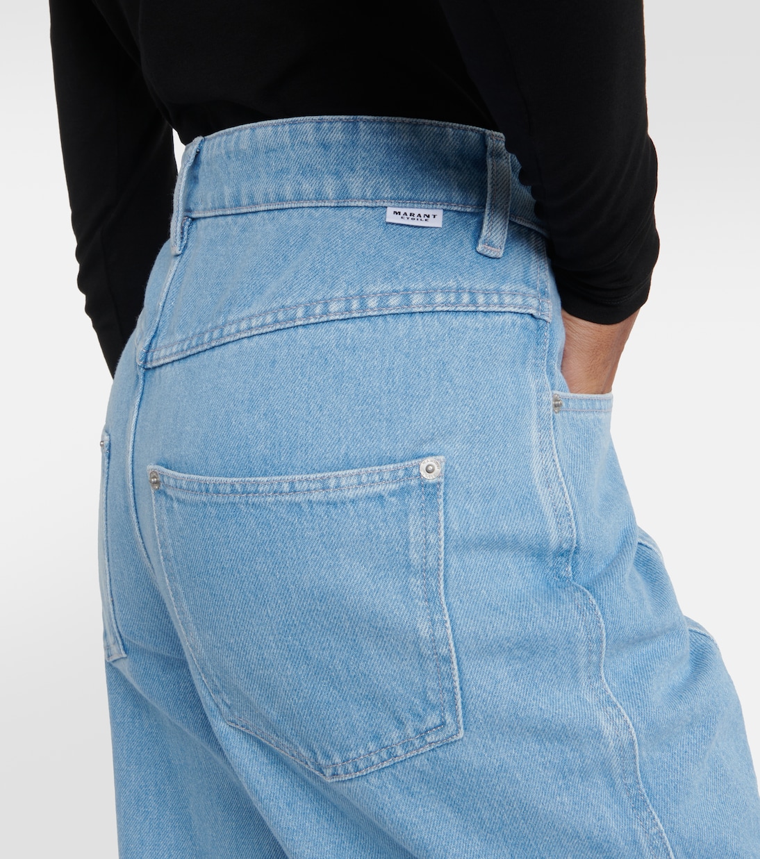 Mid-Rise Straight Jeans Valeria | Marant Etoile