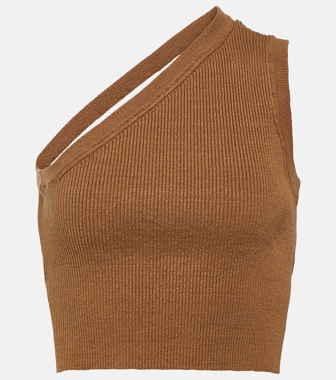 La Maille Ascu linen-blend crop top | Jacquemus