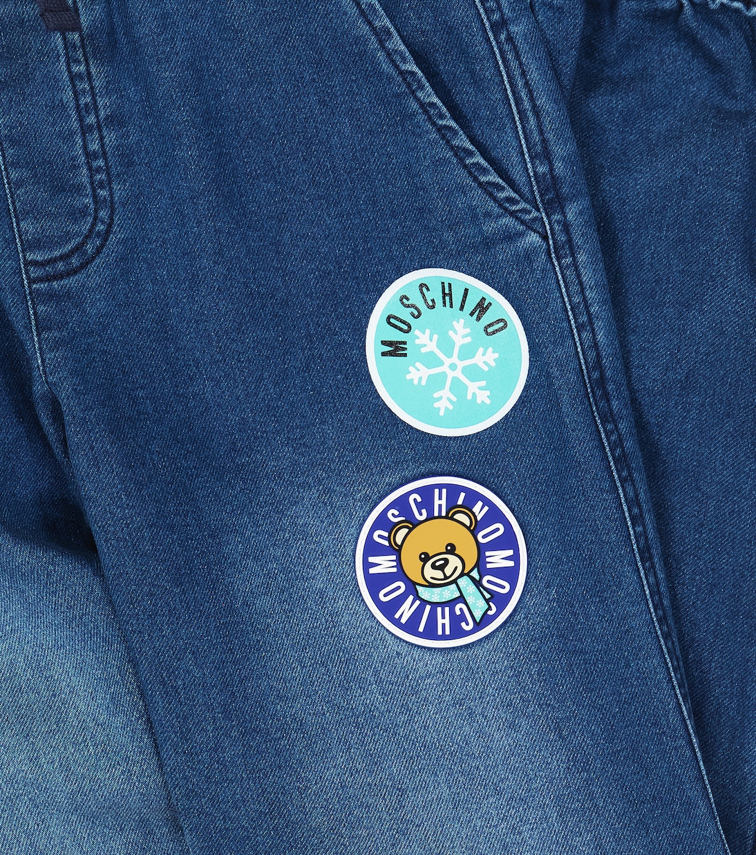 Embroidered jeans | Moschino Kids