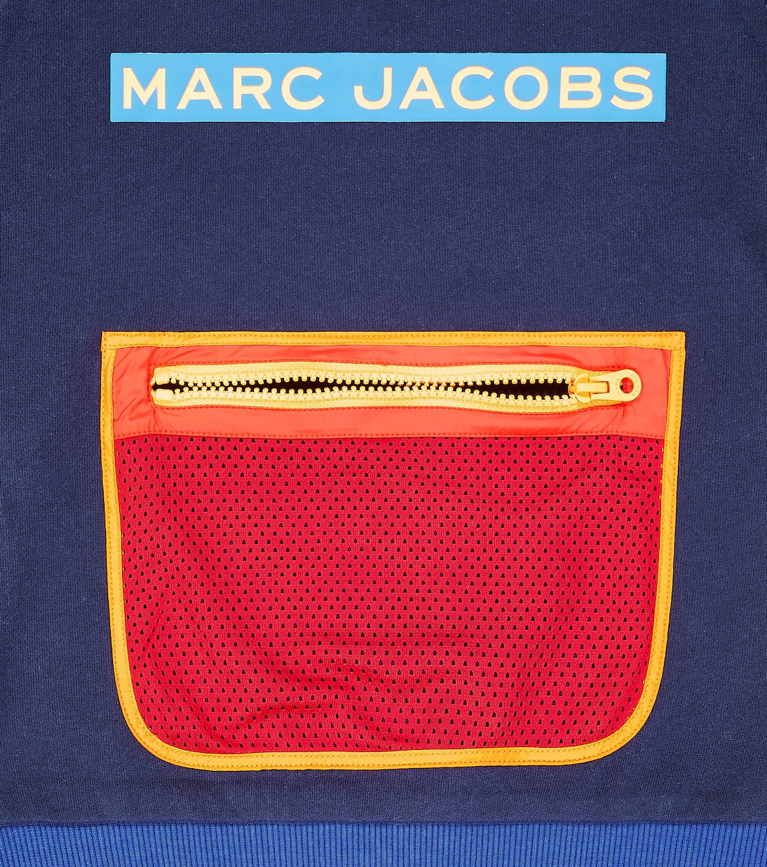 Sweat-shirt à capuche imprimé en coton | Marc Jacobs Kids