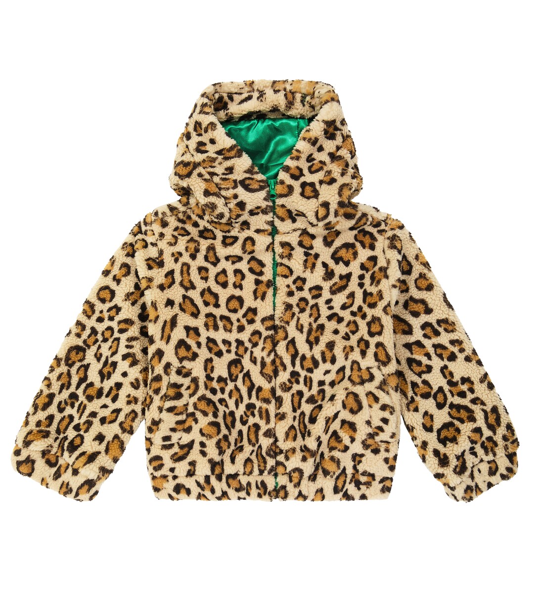 Leopard-print jacket | Monnalisa