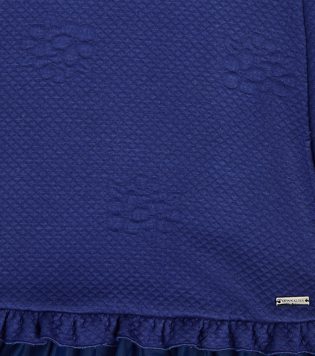 Jersey tulle-trimmed dress | Monnalisa