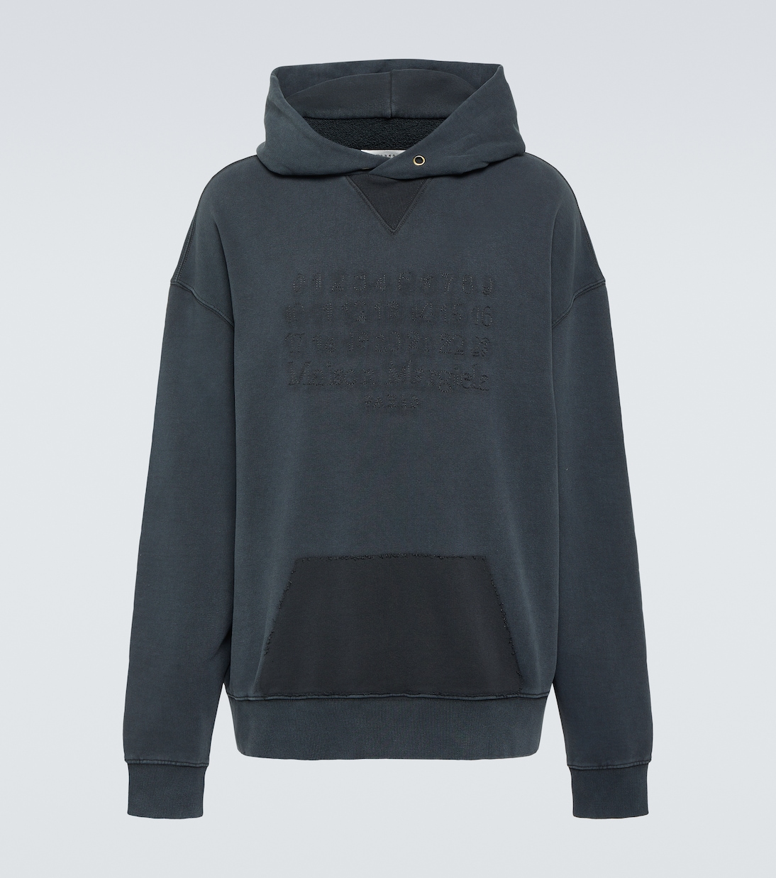 Sudadera con capucha de algodón con logo | Maison Margiela