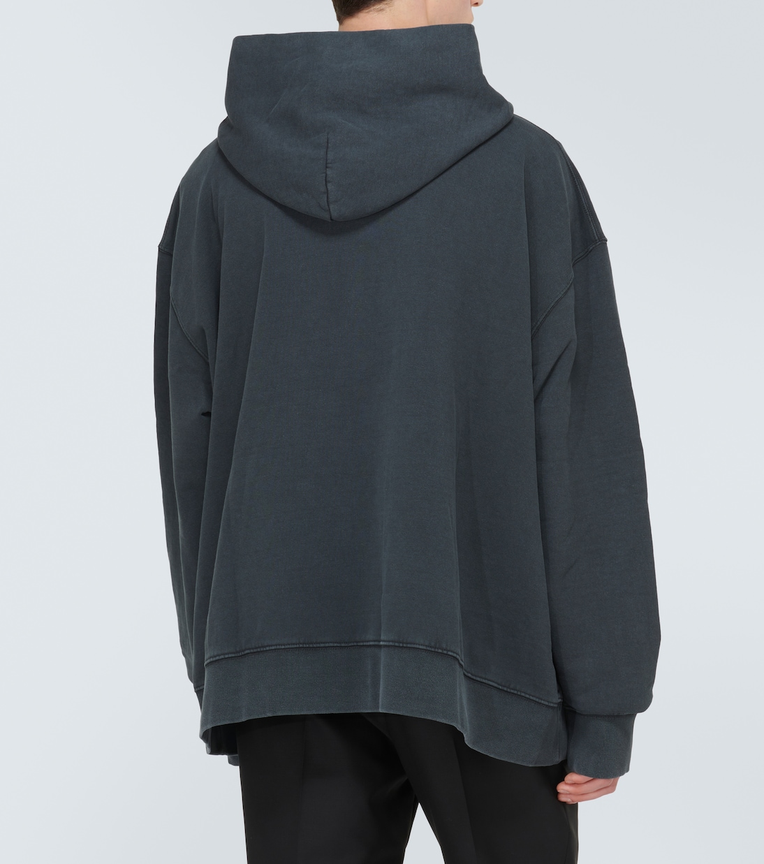 Sudadera con capucha de algodón con logo | Maison Margiela