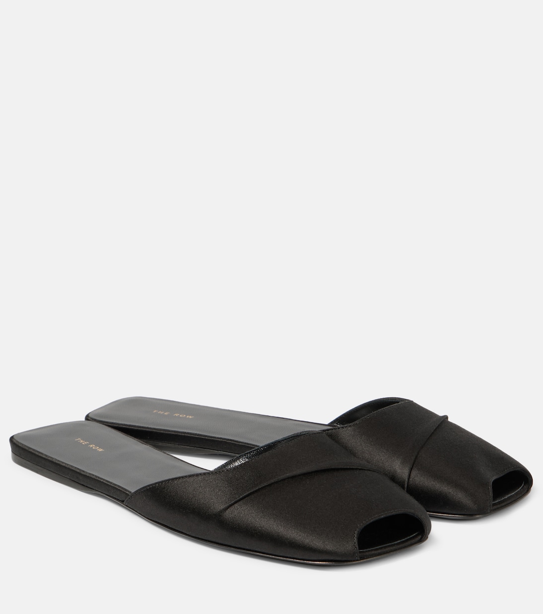 Milla satin slides | The Row