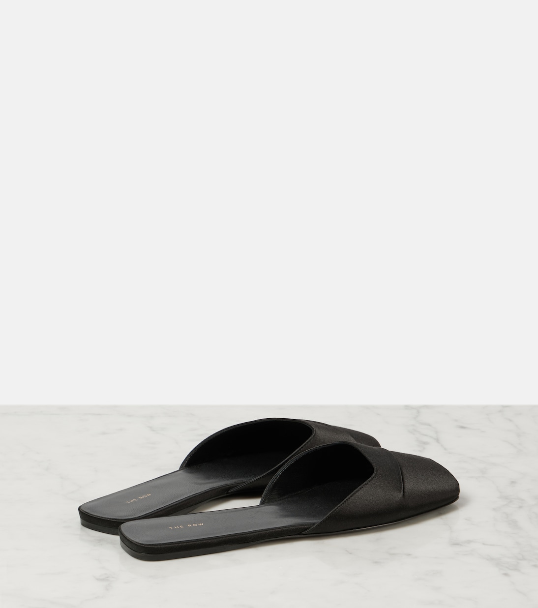 Milla satin slides | The Row