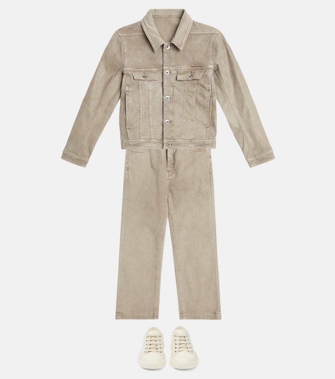 Pantalones Geth de mezcla de algodón | Rick Owens Kids
