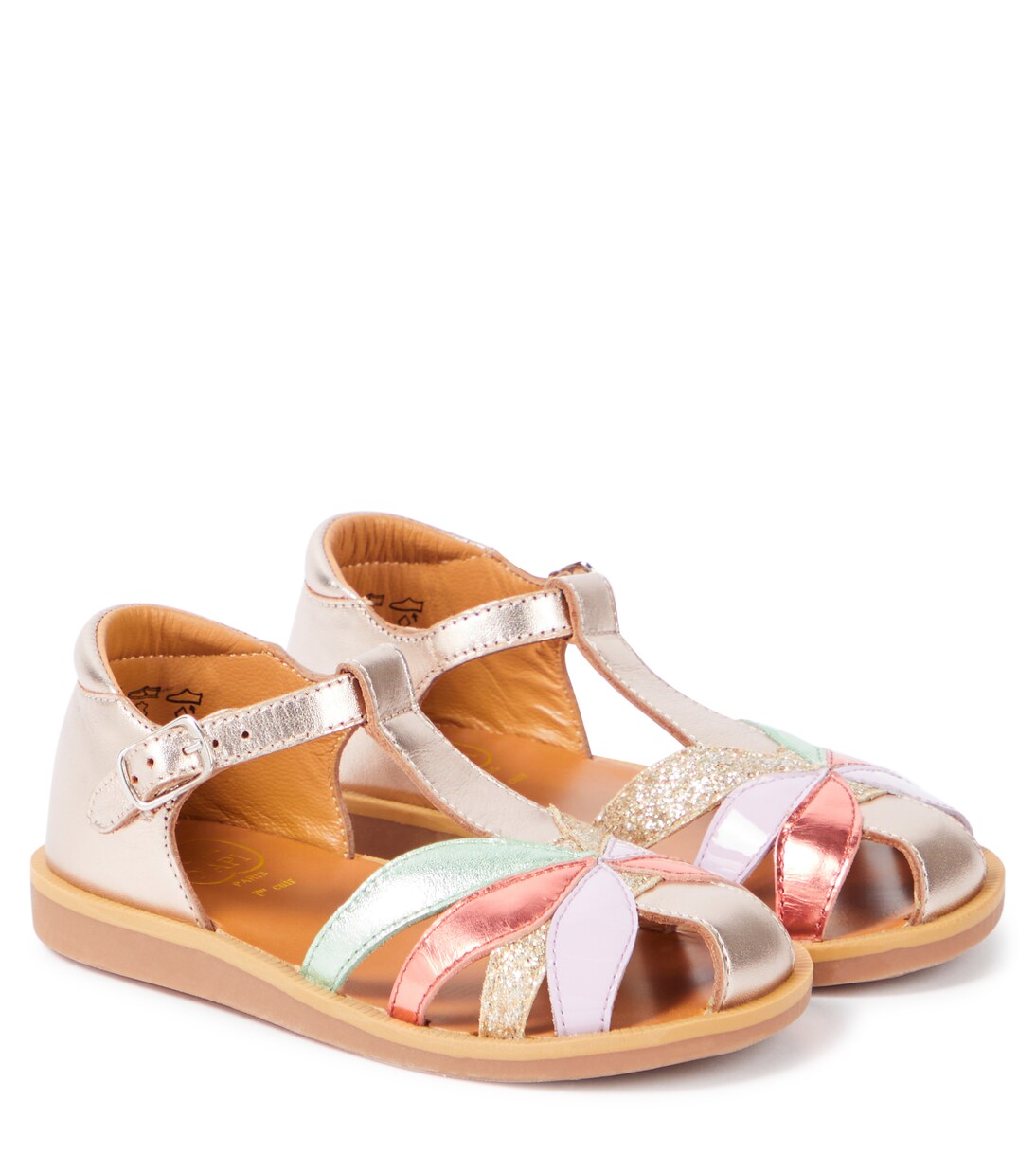 Poppy Oto leather sandals | Pom d'Api