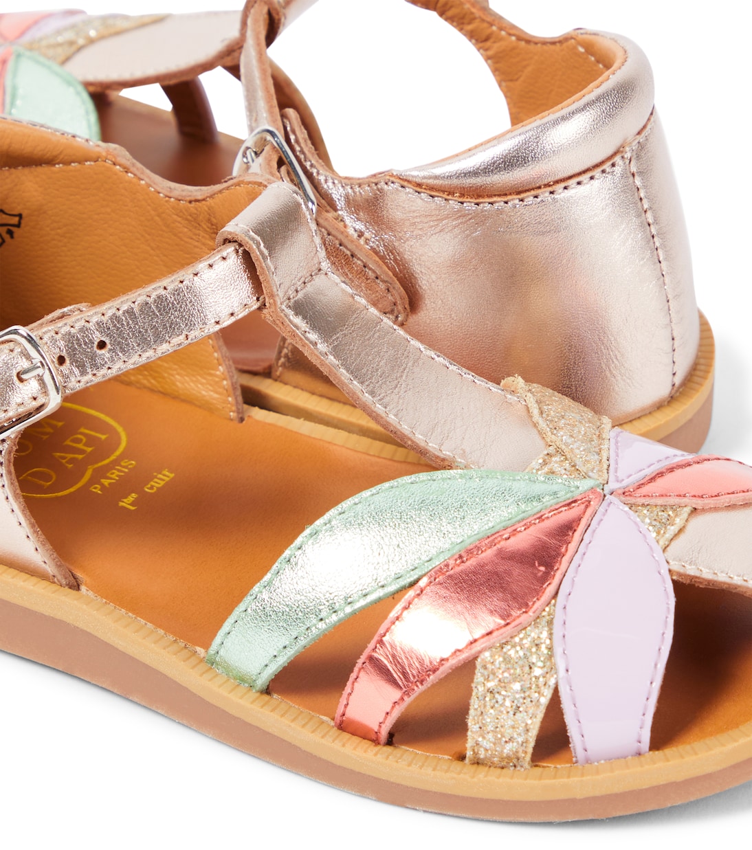 Poppy Oto leather sandals | Pom d'Api