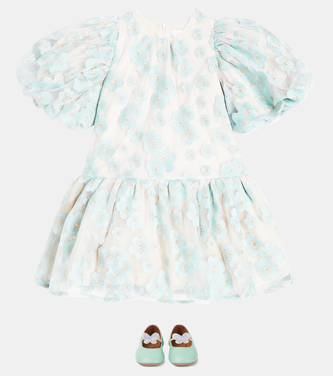 Embroidered tulle dress | Petite Amalie  