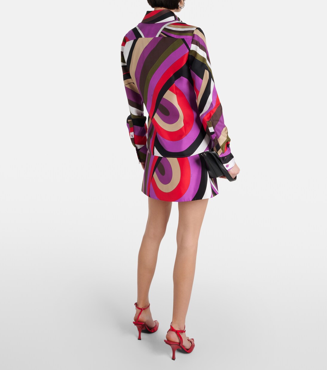 Chemise Iride imprimée en soie | Pucci