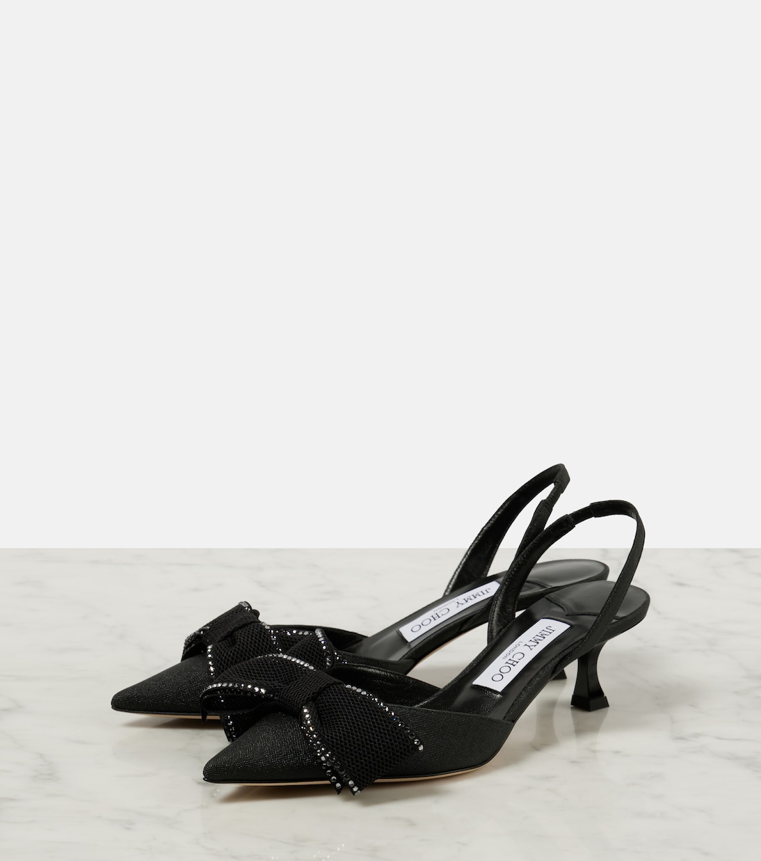 Brook 50 embellished slingback pumps | Jimmy Choo