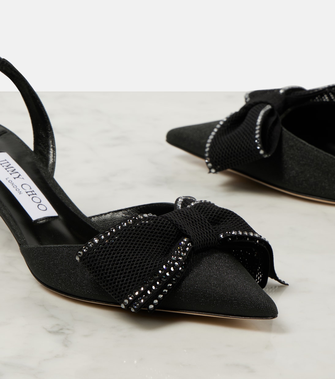 Brook 50 embellished slingback pumps | Jimmy Choo