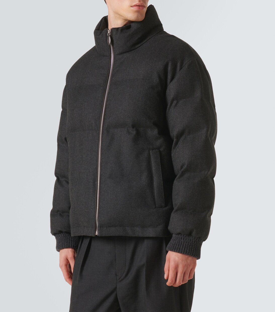 Wattierte Jacke aus Wolle | Berluti