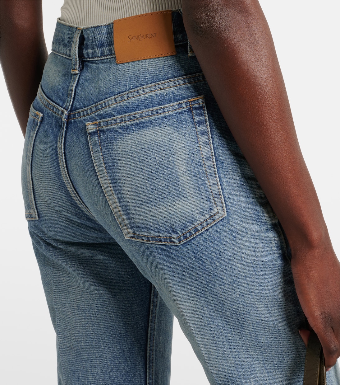 High-rise straight jeans | Saint Laurent