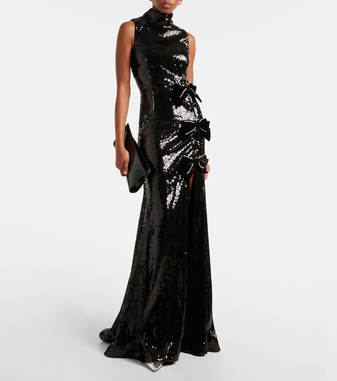 X Nicky Hilton Robe Lena mit Pailletten | Rebecca Vallance