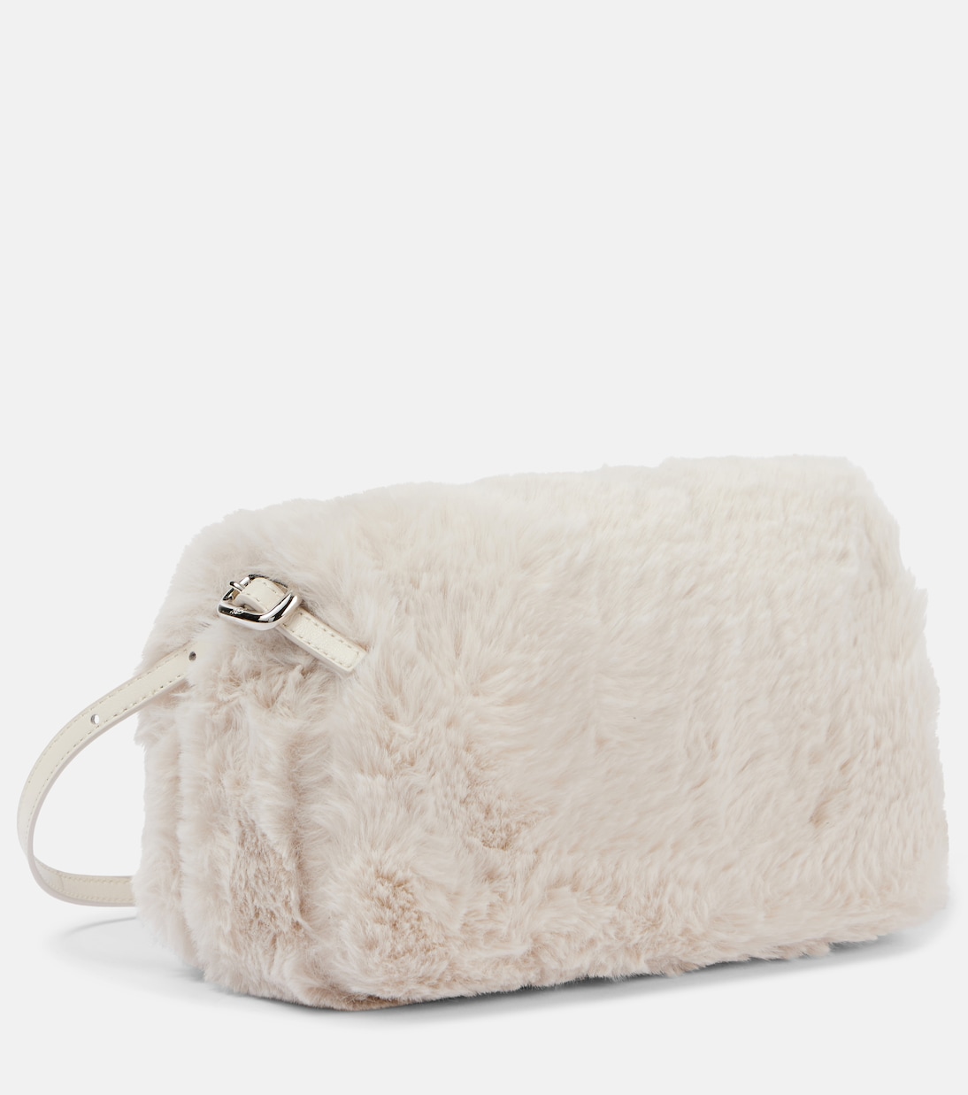 Viv Choc embellished faux shearling wallet | Roger Vivier