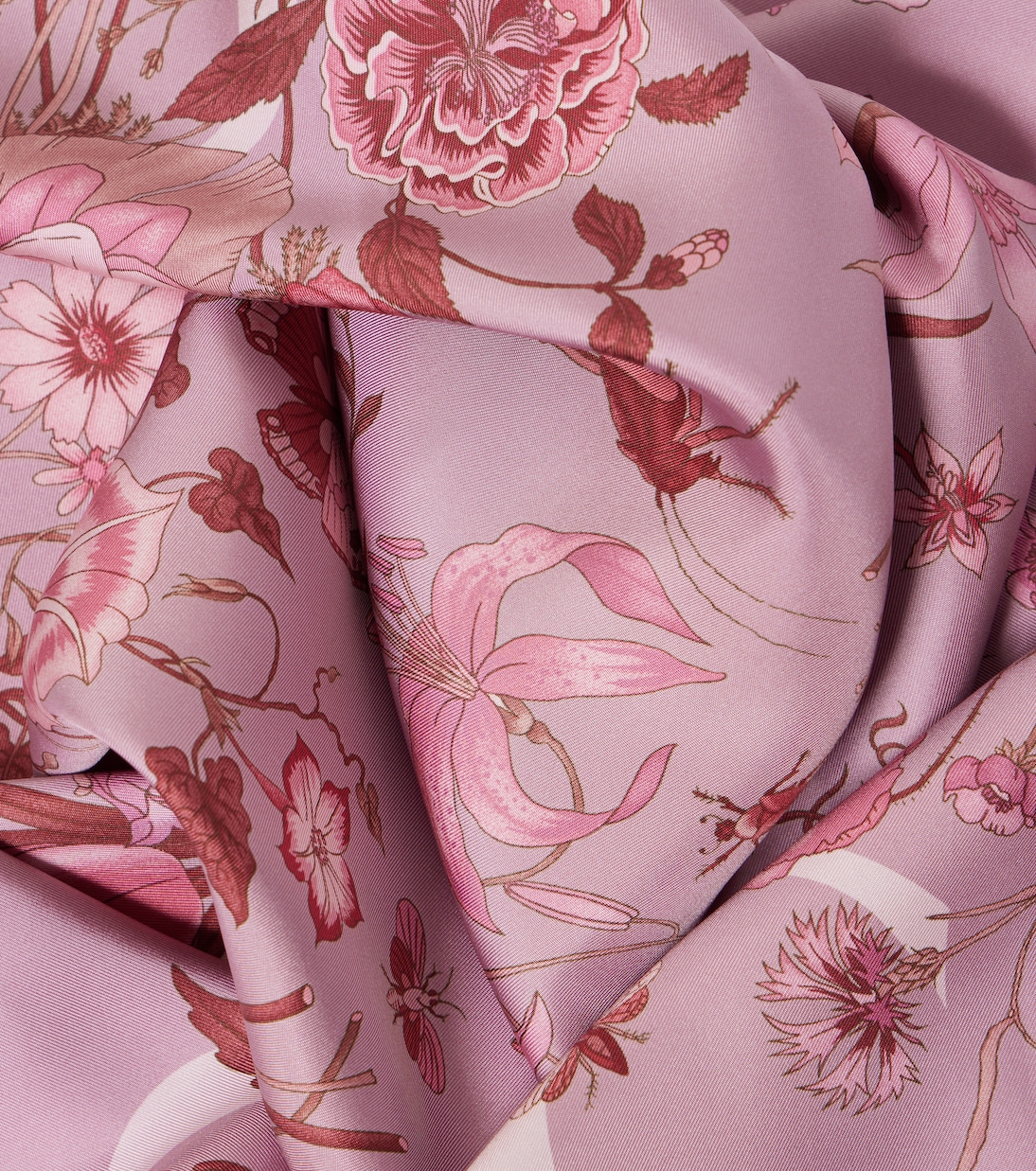 Foulard GG Shadow en soie | Gucci