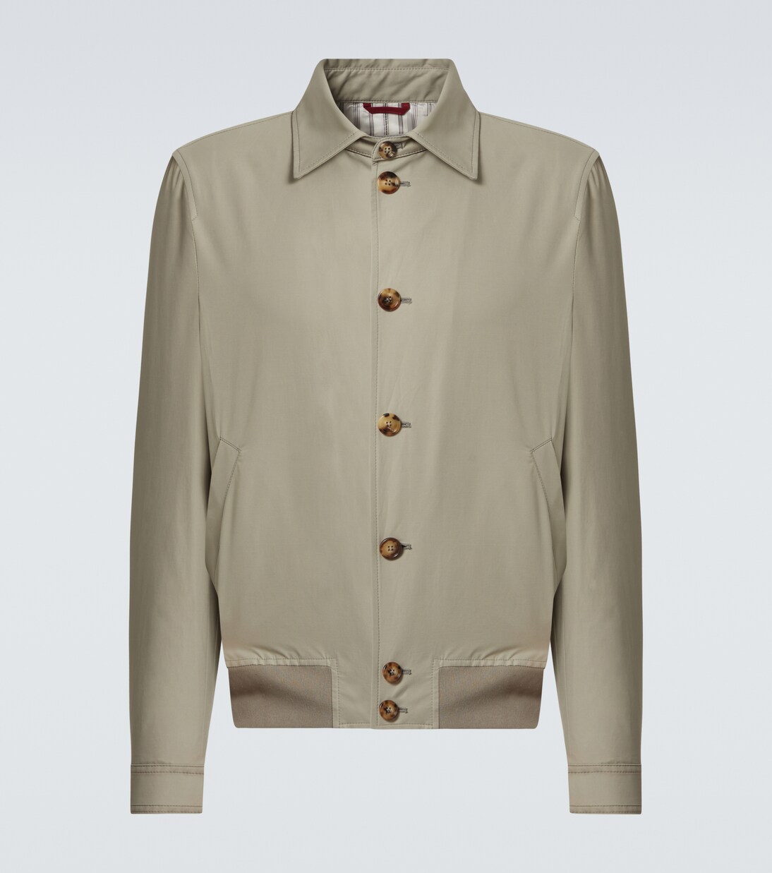 Chaqueta bomber de gabardina | Brunello Cucinelli