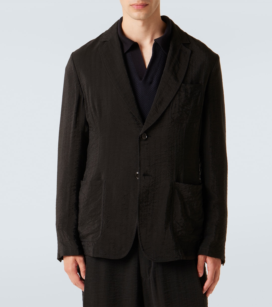 Single-breasted blazer | Giorgio Armani