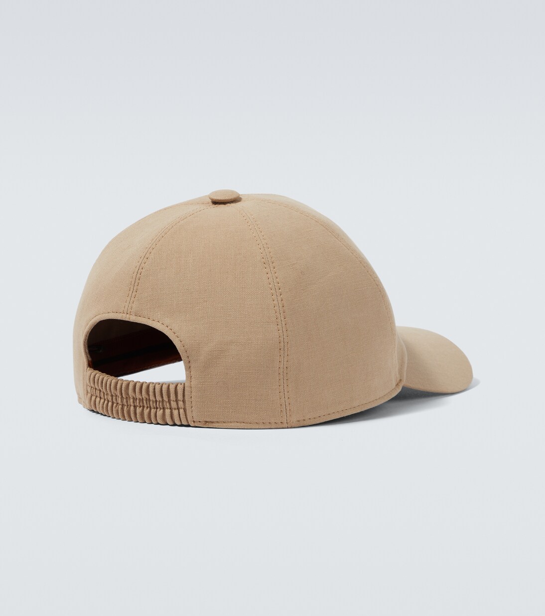 Embroidered linen baseball cap | Zegna