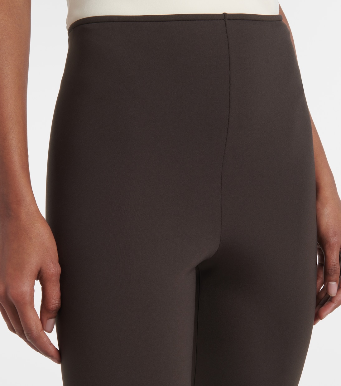 Schmale Cropped-Hose Shim aus Jersey | Fforme