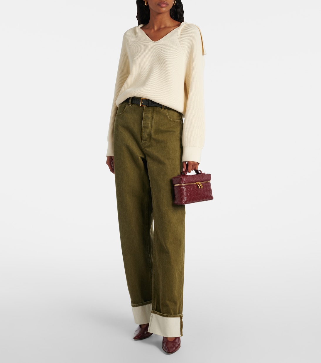 Bang Bang Intrecciato leather vanity bag | Bottega Veneta