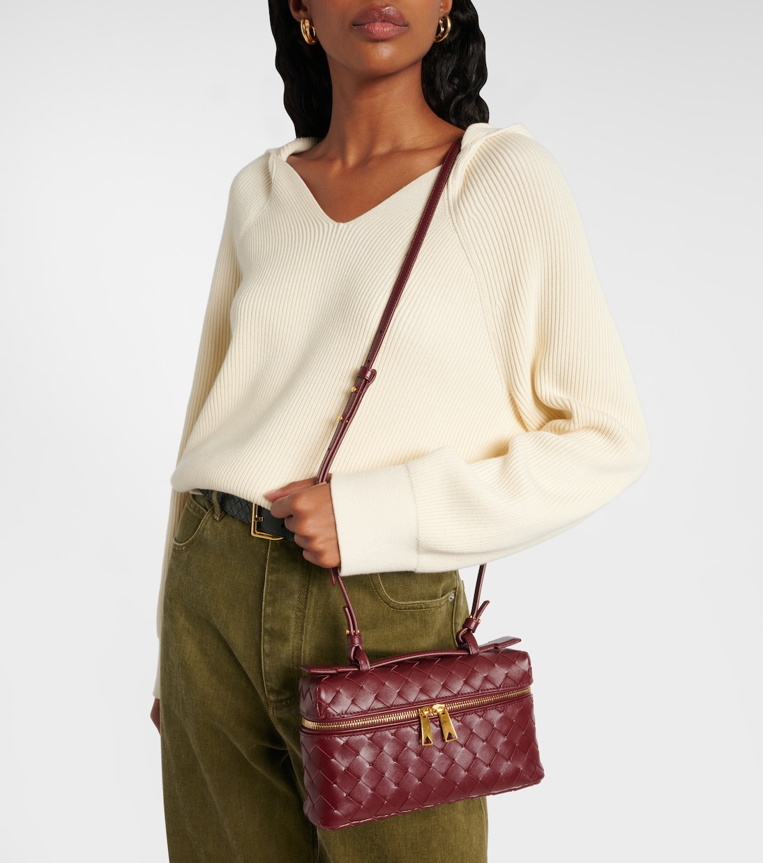 Bang Bang Intrecciato leather vanity bag | Bottega Veneta