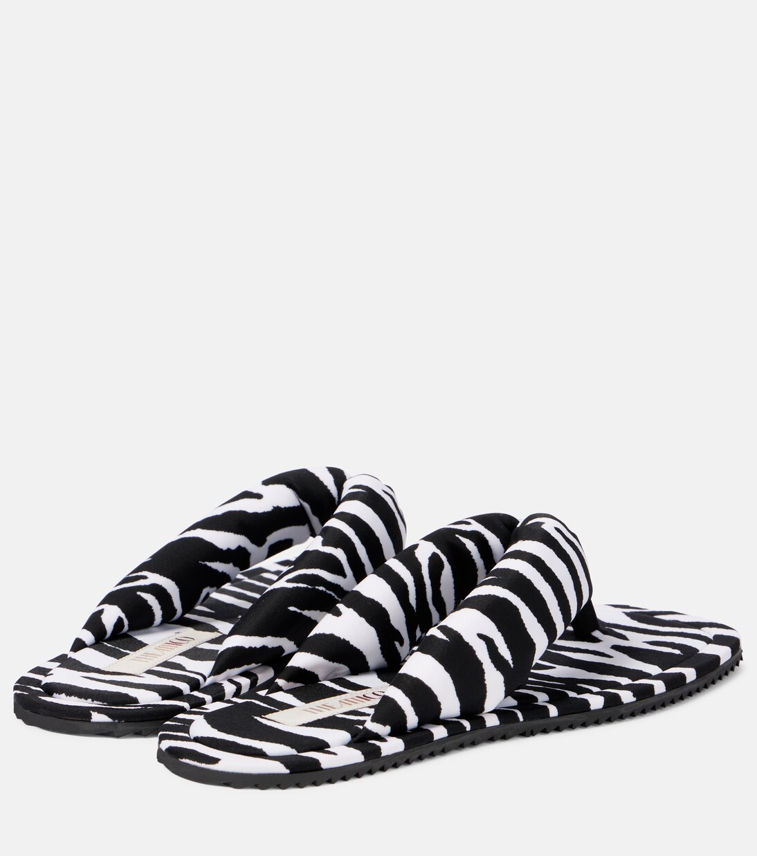Indie zebra-print thong sandals | The Attico