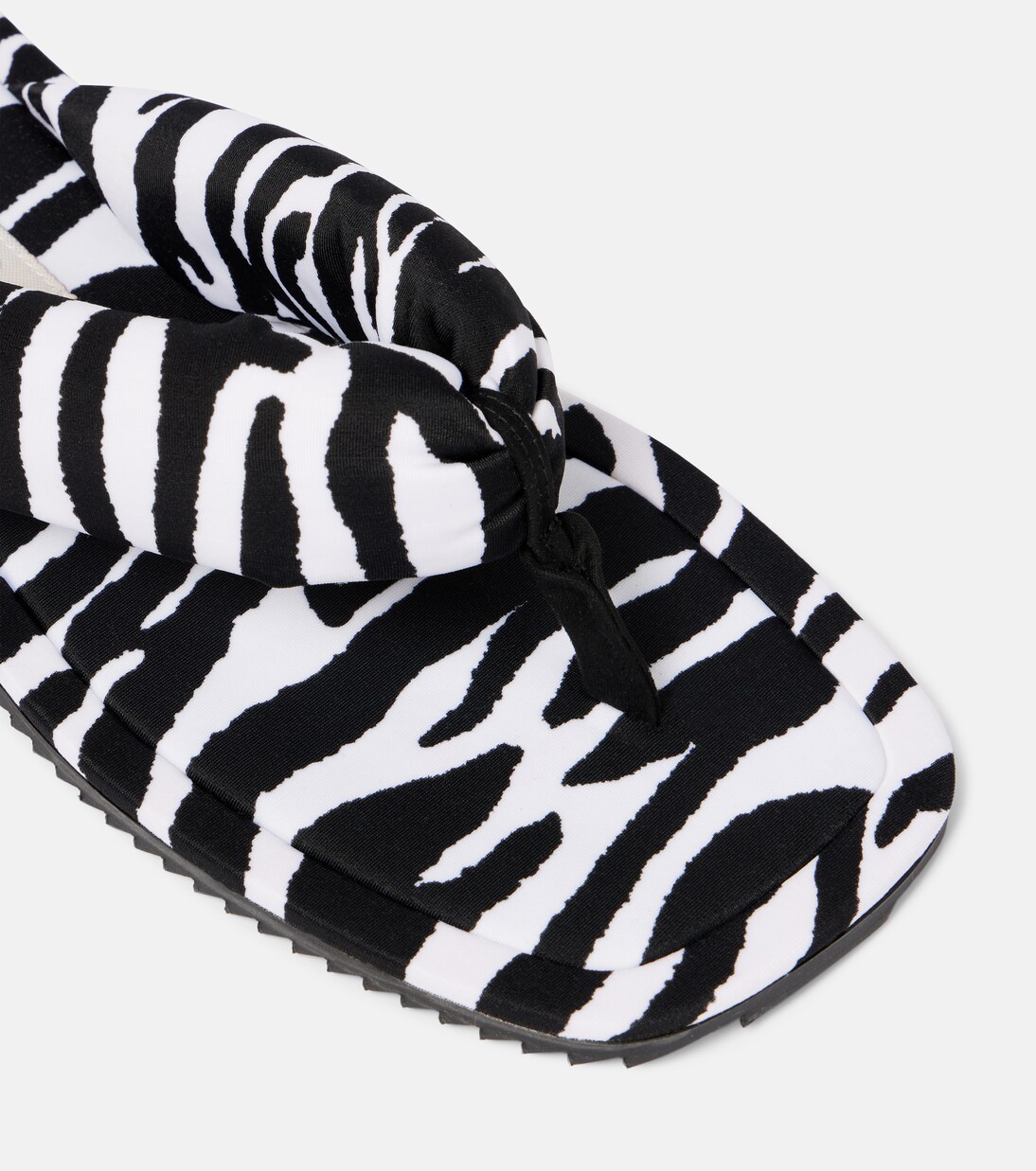 Indie zebra-print thong sandals | The Attico