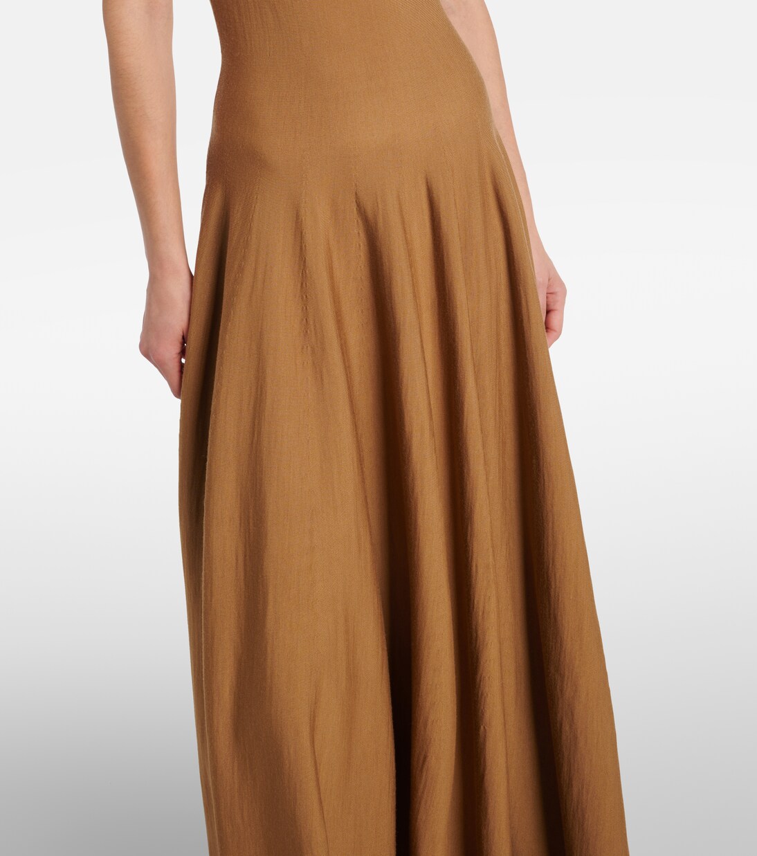 Robe longue Jodie en laine | Khaite