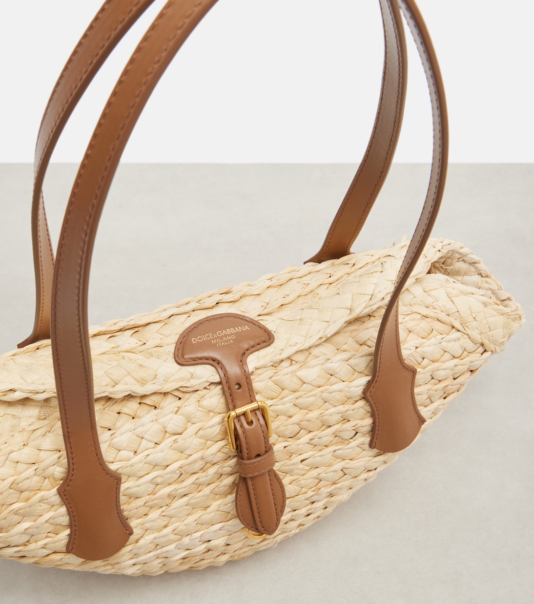 Tote Bag Capri Small aus Raffiabast | Dolce&Gabbana