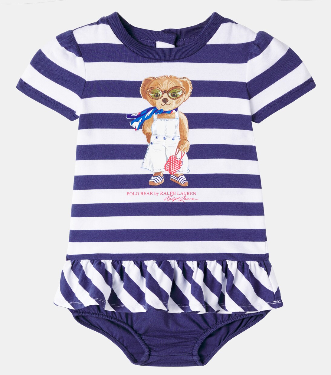 Baby Polo Bear dress and bloomers set | Polo Ralph Lauren Kids