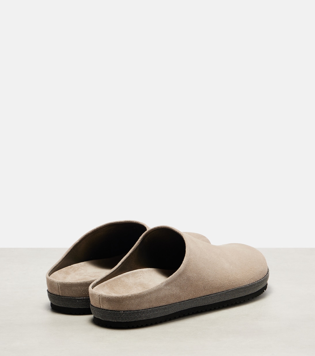 Monili suede clogs | Brunello Cucinelli