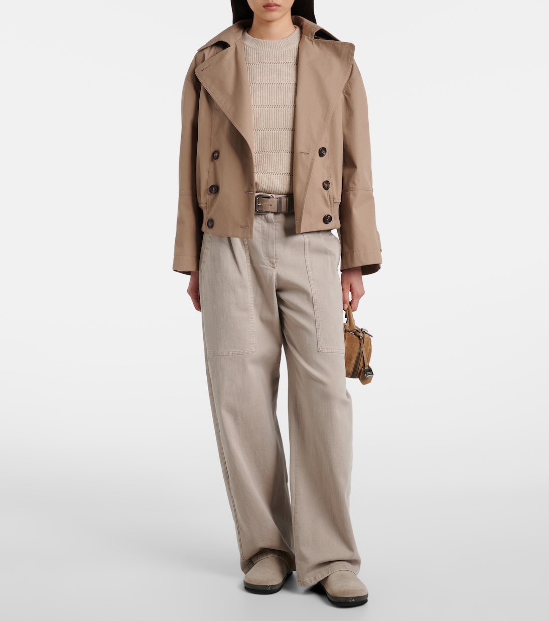 Monili suede clogs | Brunello Cucinelli