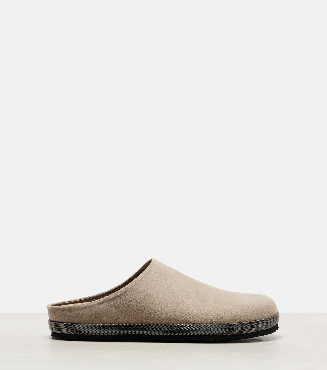 Monili suede clogs | Brunello Cucinelli