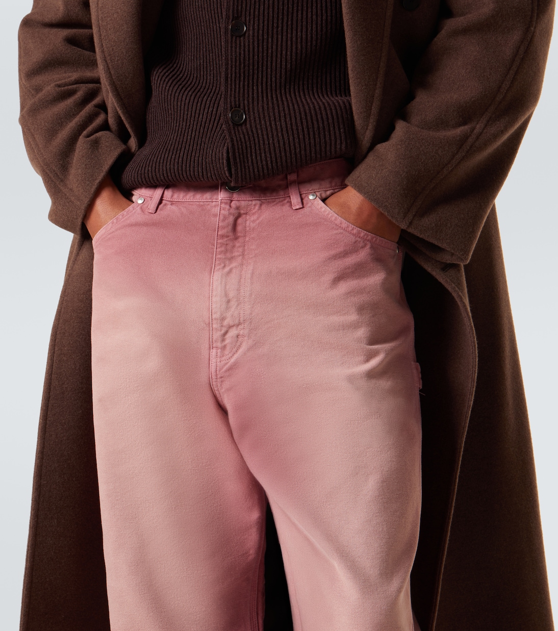 Faded wide-leg jeans | Auralee