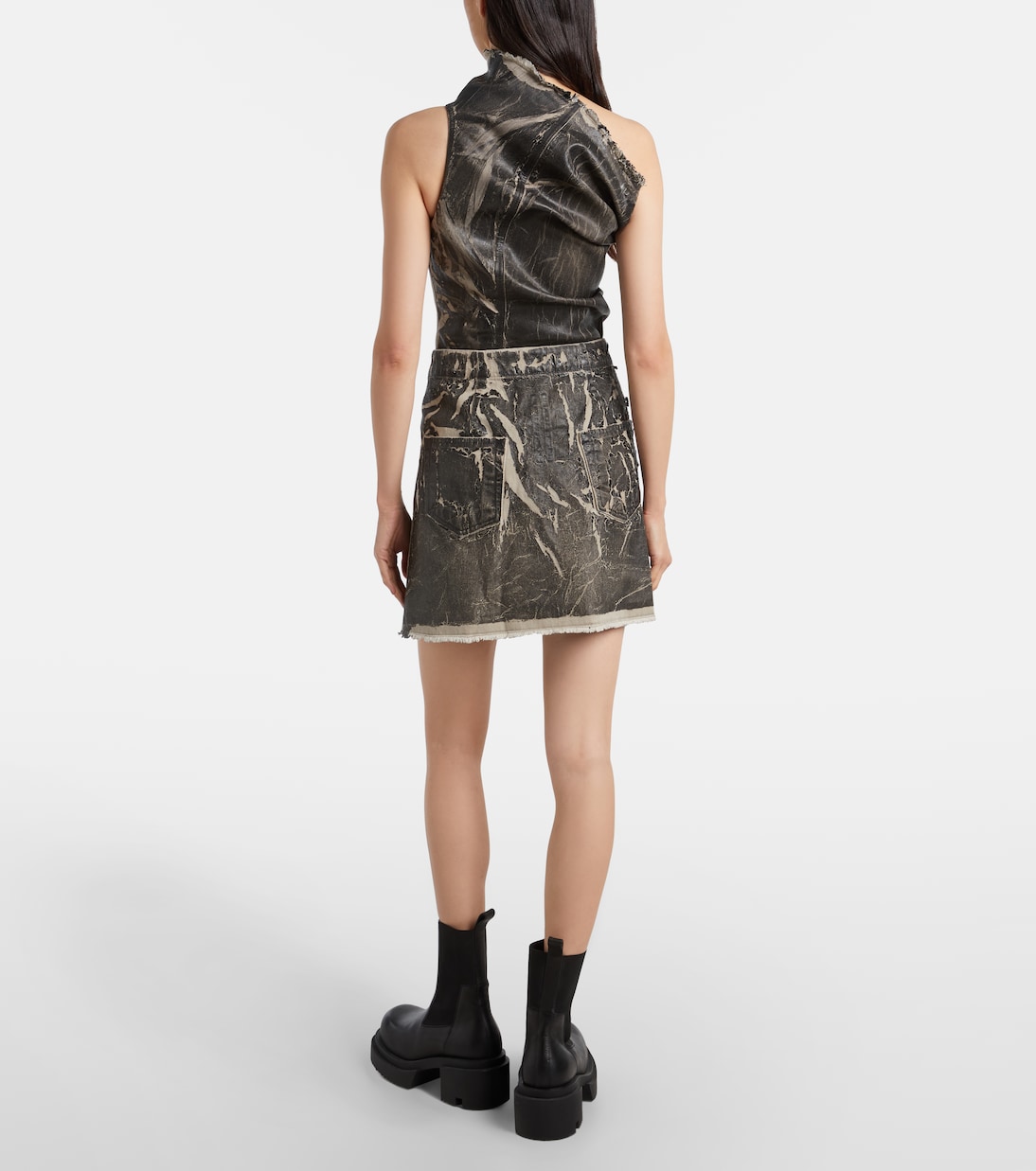 Minirock Sisynap aus Denim | Rick Owens