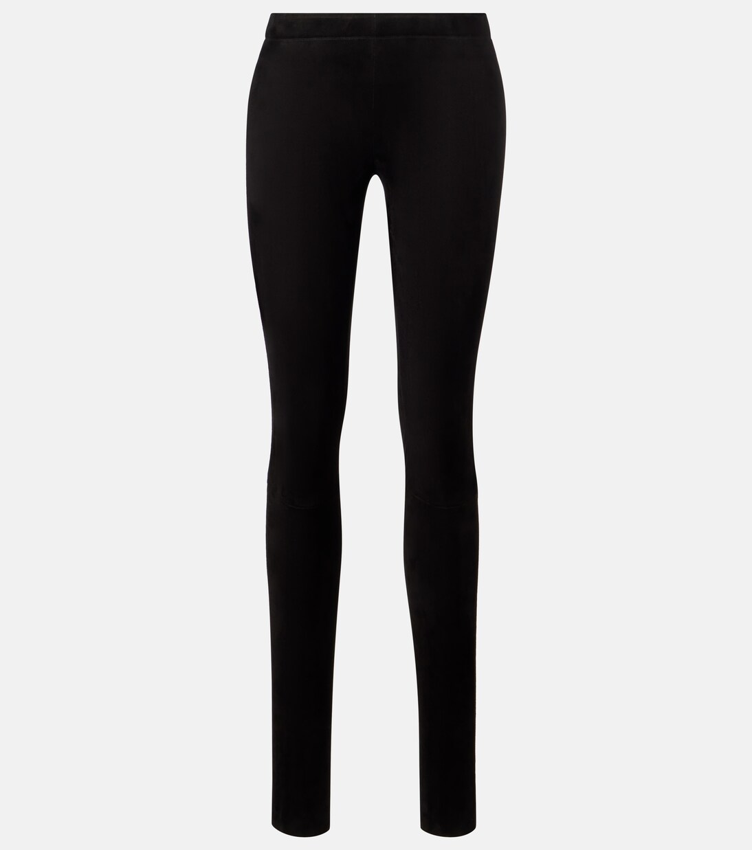 Leggings Carolyn aus Veloursleder | Stouls