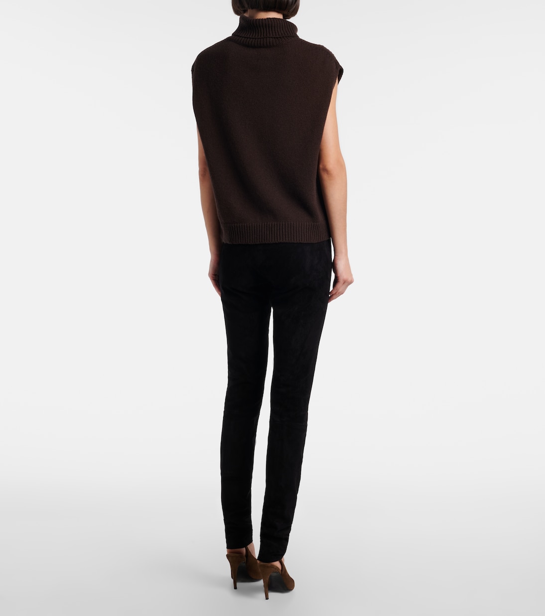 Leggings Carolyn aus Veloursleder | Stouls