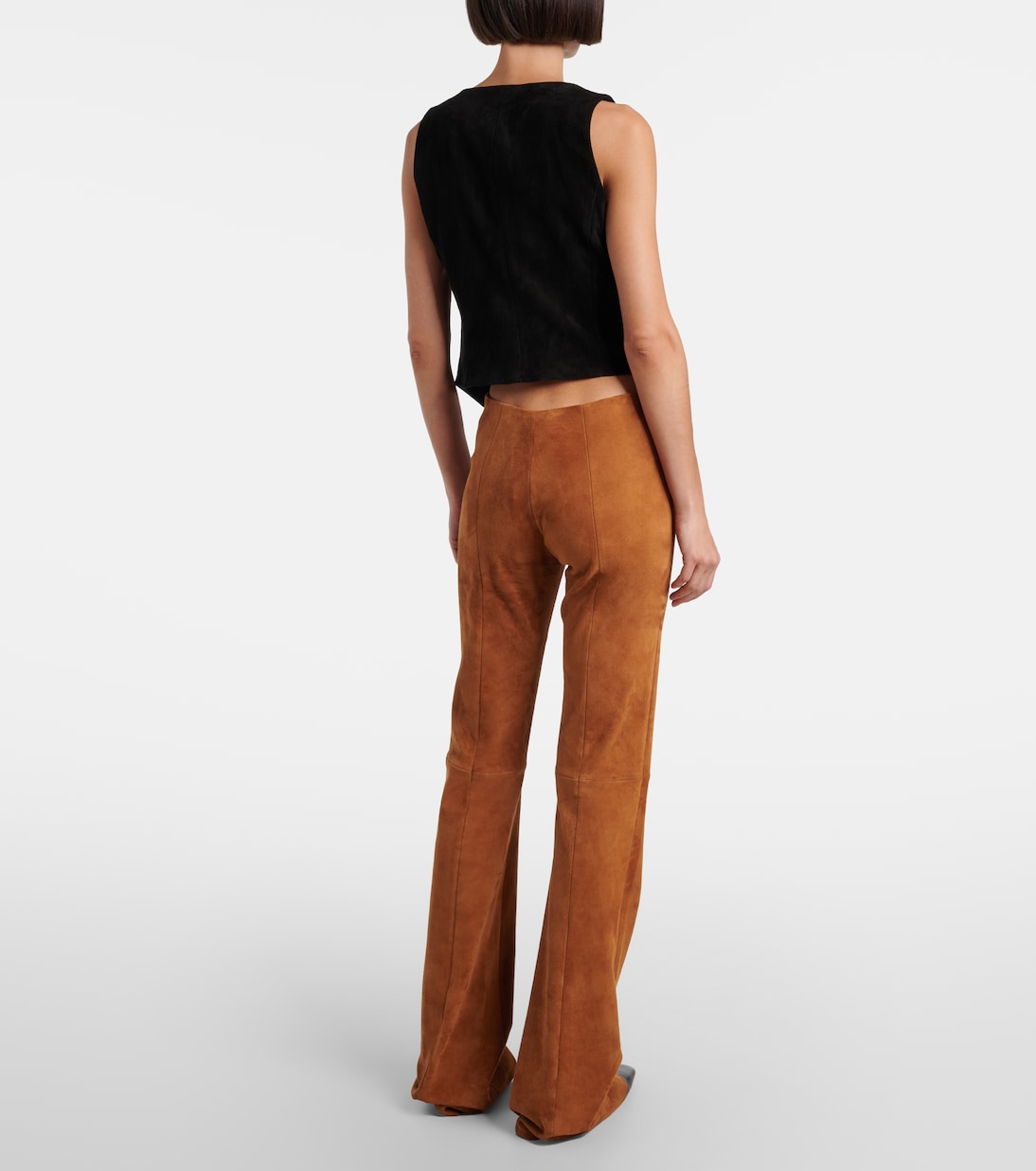 Weste Capone aus Veloursleder | Stouls