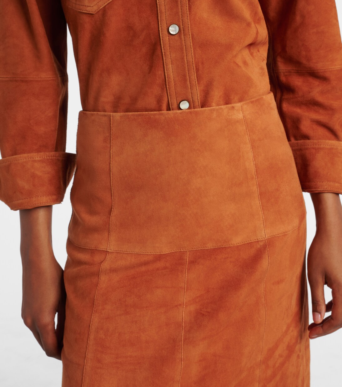 Devy suede midi skirt | Isabel Marant