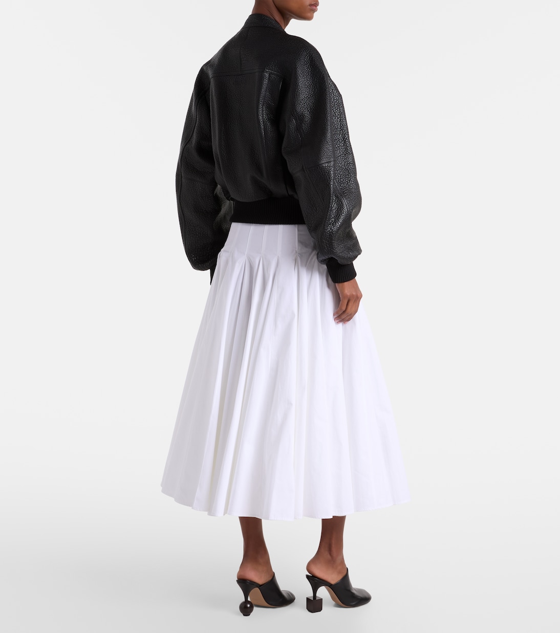 Cropped leather jacket | Jacquemus