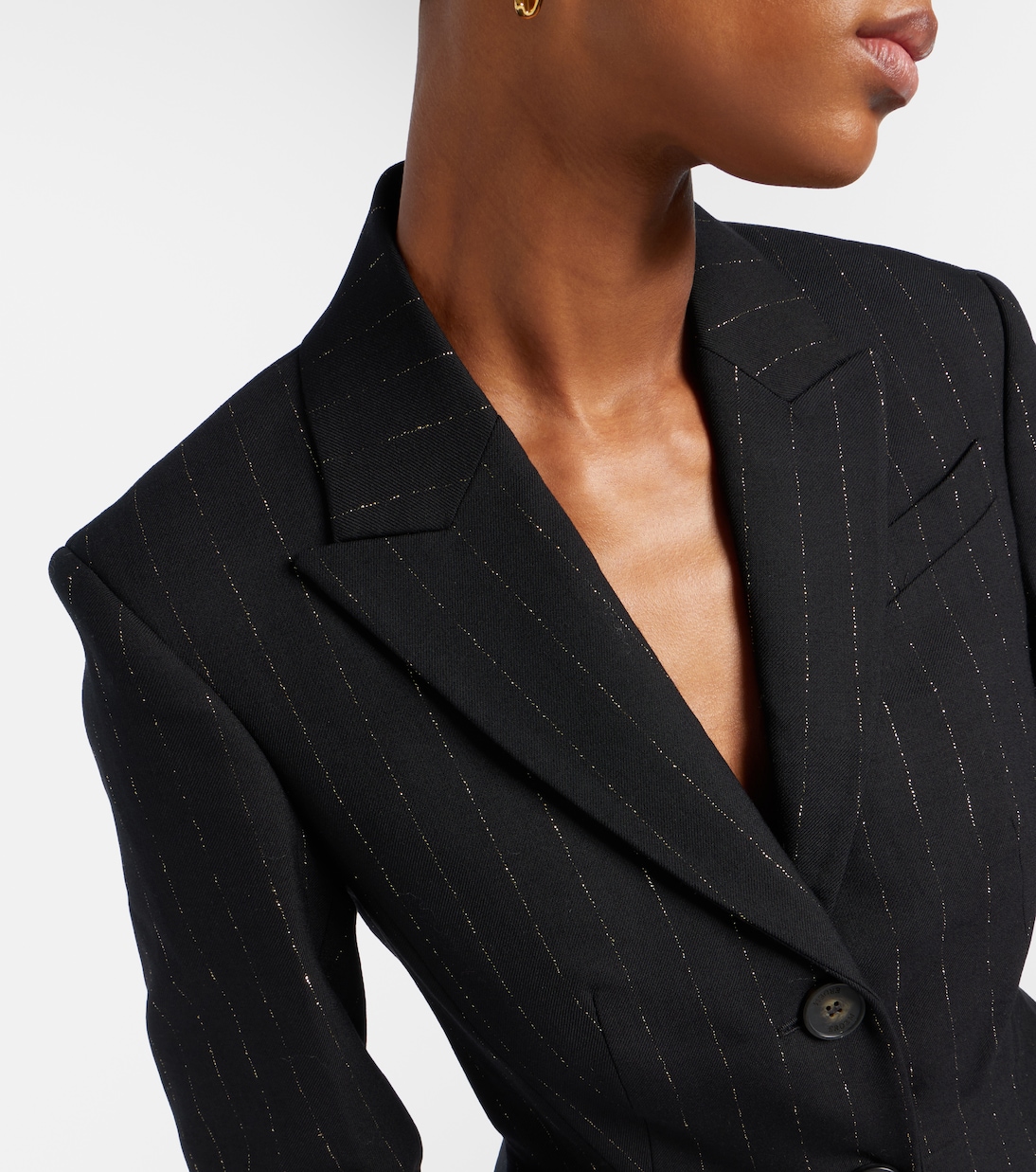 Blazer rayé en laine | Erdem