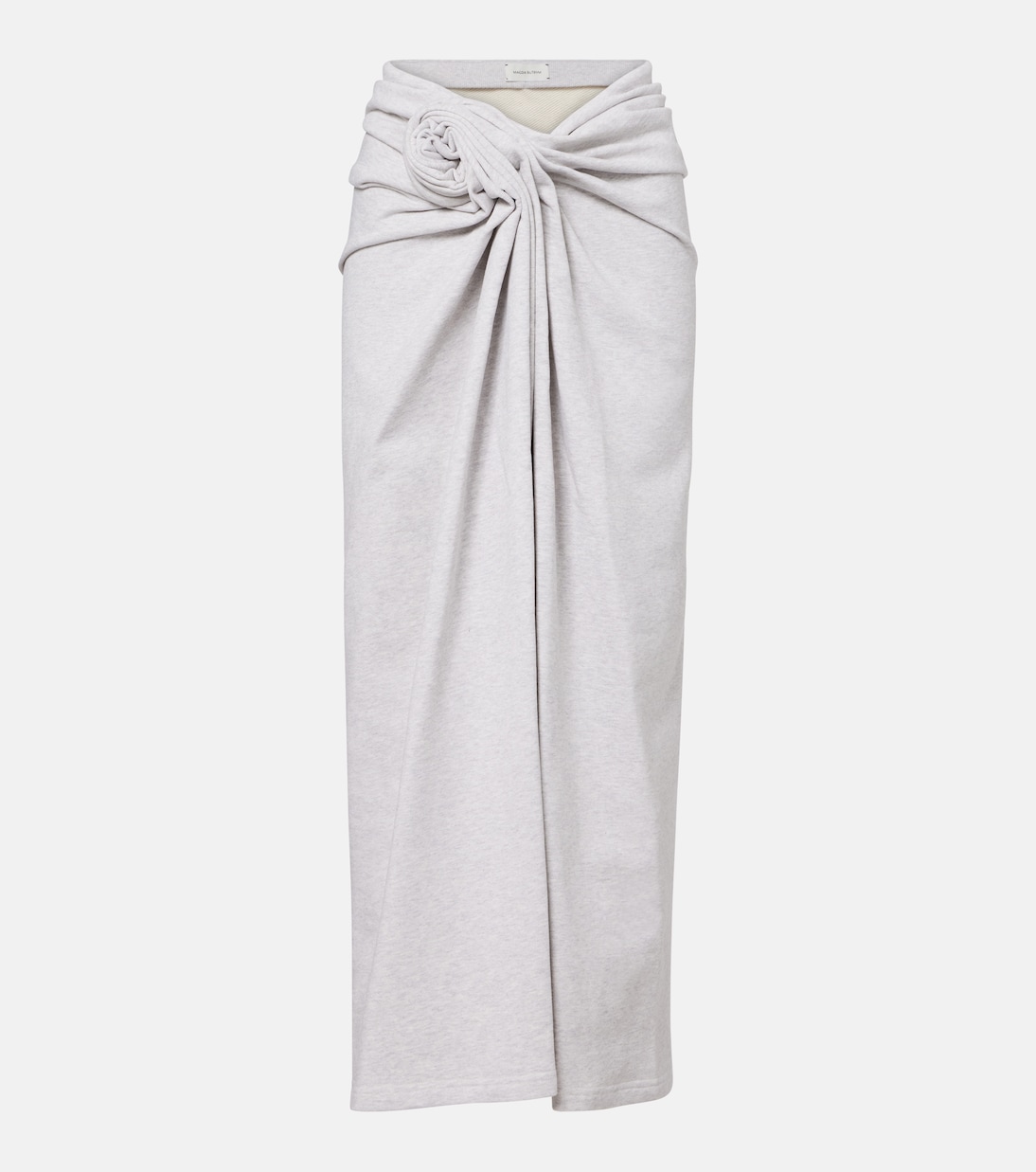 Floral-appliqué cotton midi skirt | Magda Butrym