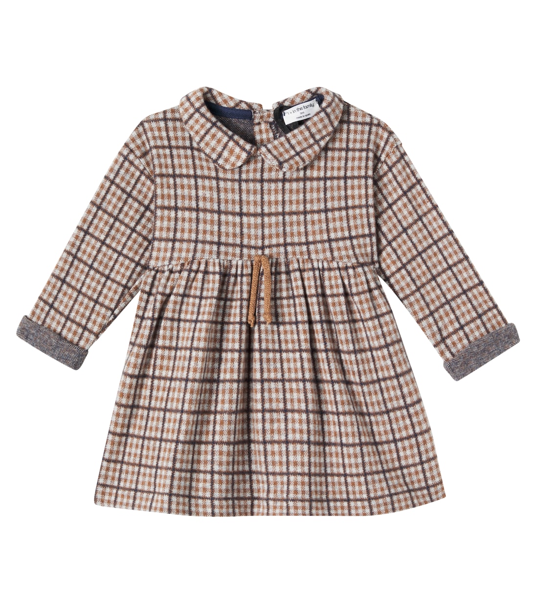 Baby Julia checked cotton-blend dress | 1 + in the Family