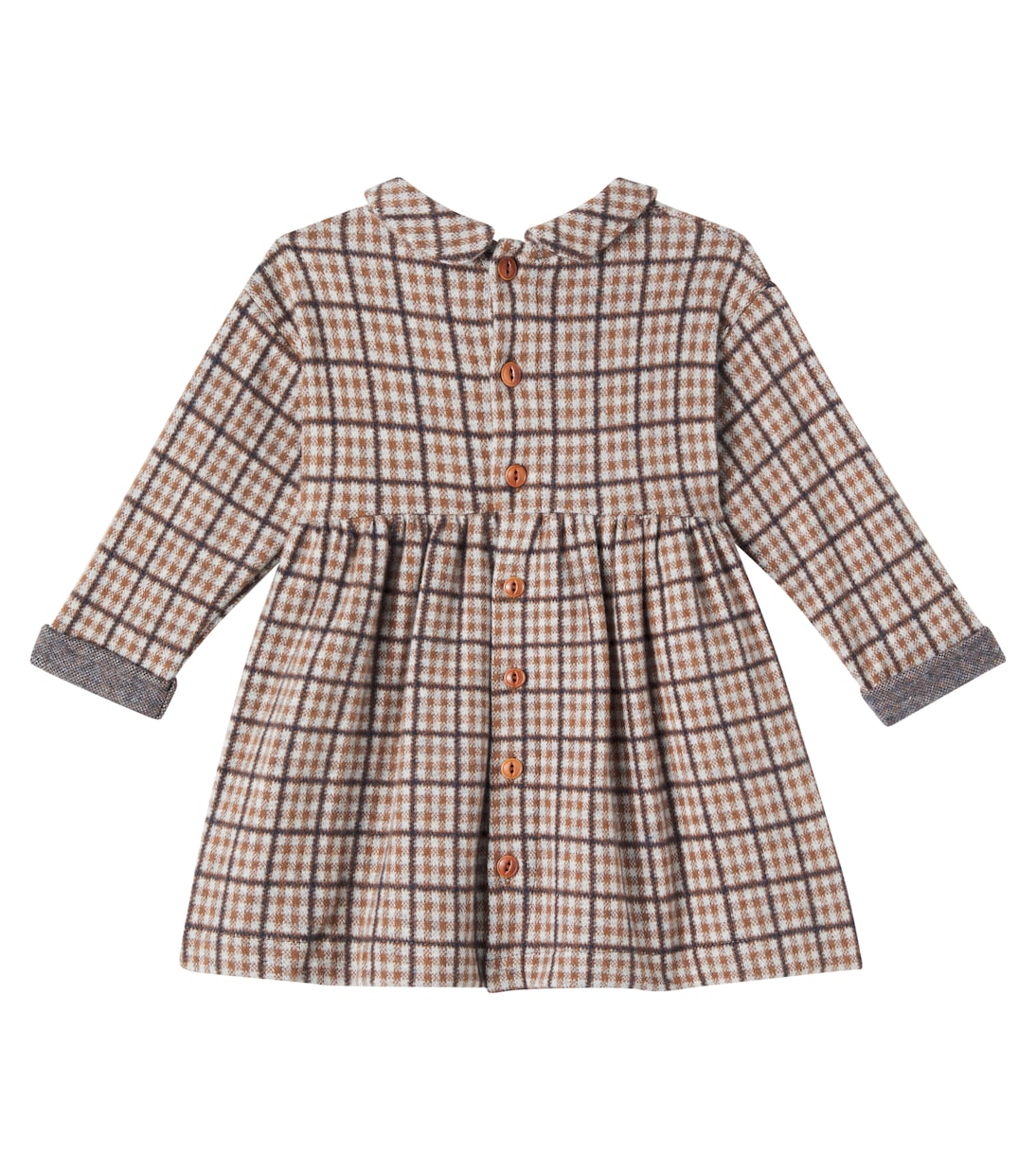 Baby Julia checked cotton-blend dress | 1 + in the Family