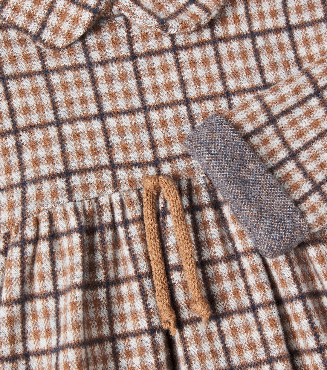 Baby Julia checked cotton-blend dress | 1 + in the Family