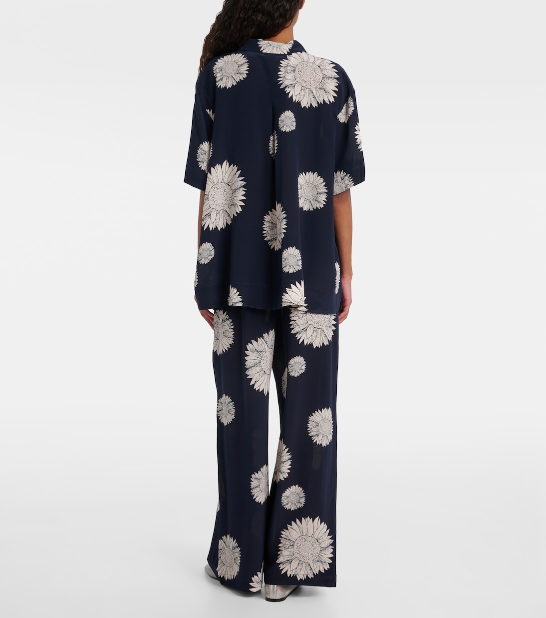 Hemd Montauk aus Seiden-Crêpe | Asceno